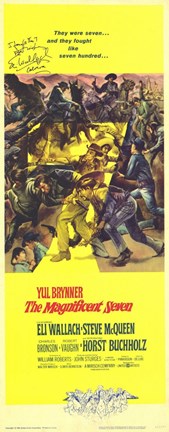 Framed Magnificent Seven Tall Print