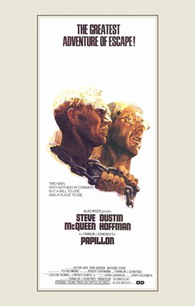 Framed Papillon Adventure of Escape! Print