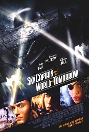 Framed Sky Captain and the World of Tomorrow - style E Print