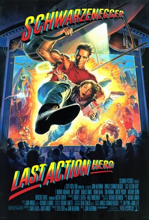 Framed Last Action Hero Print