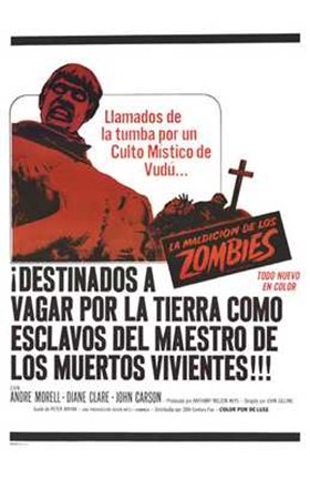 Framed Plague of the Zombies Print