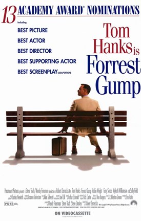 Framed Forrest Gump Best Picture Print