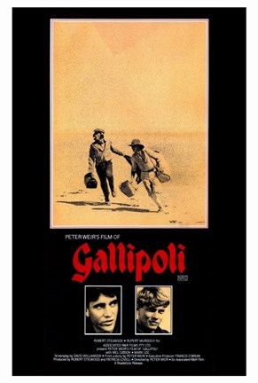 Framed Gallipoli - two men Print