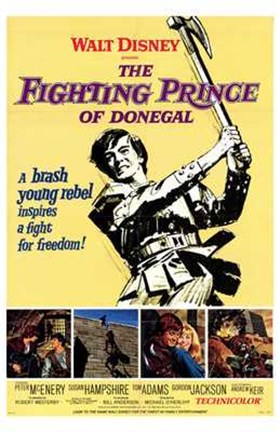 Framed Fighting Prince of Donegal Print