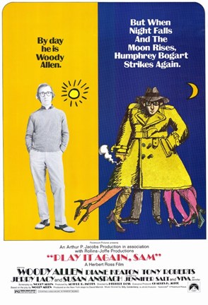Framed Play it Again Sam Woody Allen Print