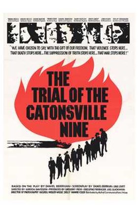 Framed Trial of the Catonsville Nine Print