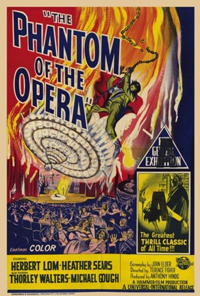 Framed Phantom of the Opera, c.1962 - style A Print