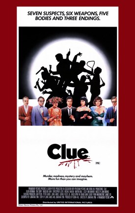 Framed Clue Film Print