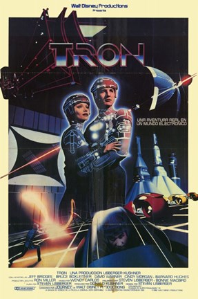 Framed Tron Futuristic Print