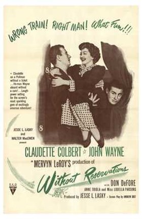 Framed Without Reservations - movie poster Print