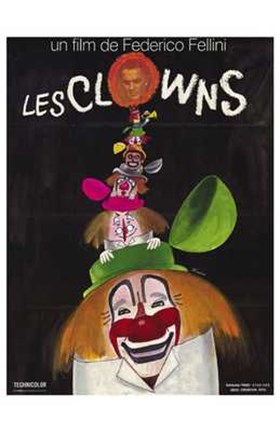 Framed Clowns Print