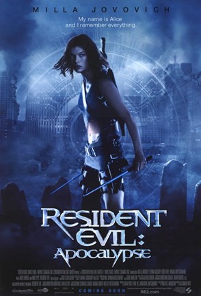 Framed Resident Evil: Apocalypse Milla Jovovich Print