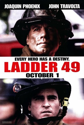 Framed Ladder 49 Every Hero Has a Destiny Print