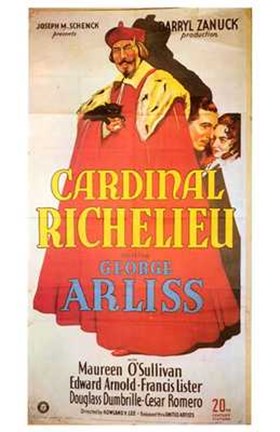 Framed Cardinal Richelieu Print