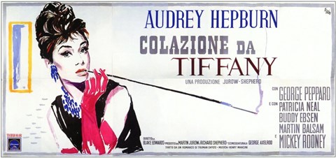 Framed Breakfast At Tiffany's Wide (italian) Print