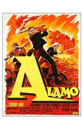 Framed Alamo Todd Ao Print