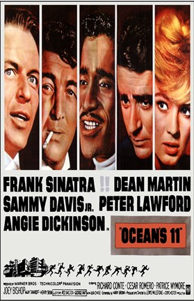 Framed Oceans 11 Cast Print