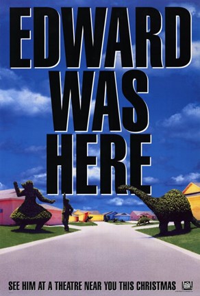 Framed Edward Scissorhands Print