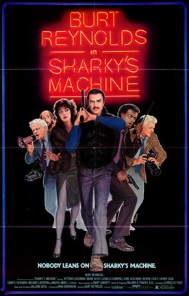 Framed Sharky&#39;s Machine Movie Print