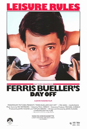 Framed Ferris Bueller&#39;s Day Off Print