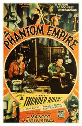 Framed Phantom Empire Thunder Riders Print