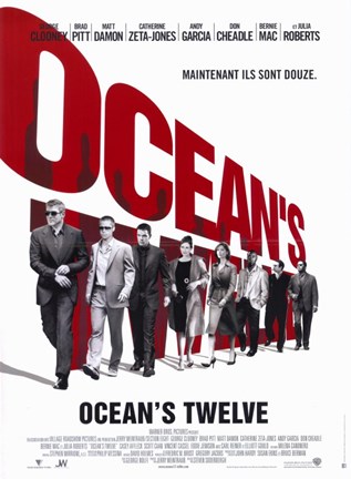 Framed Ocean&#39;s Twelve Cast Print