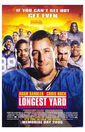 Framed Longest Yard Adam Sandler Print