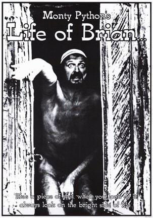 Framed Monty Python's Life of Brian With Graham Chapman Print