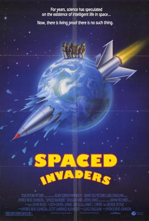 Framed Spaced Invaders Print