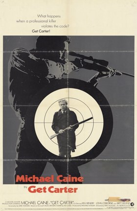 Framed Get Carter Bullseye Print