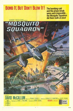 Framed Mosquito Squadron Print
