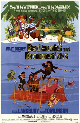 Framed Bedknobs and Broomsticks Print