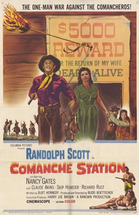 Framed Comanche Station Print