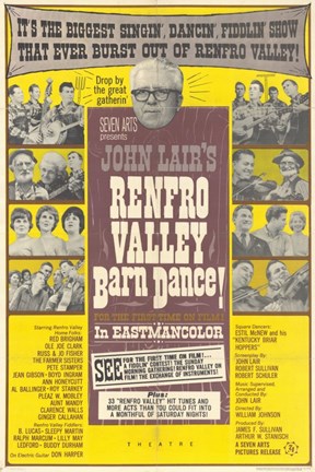 Framed Renfro Valley Barn Dance Print