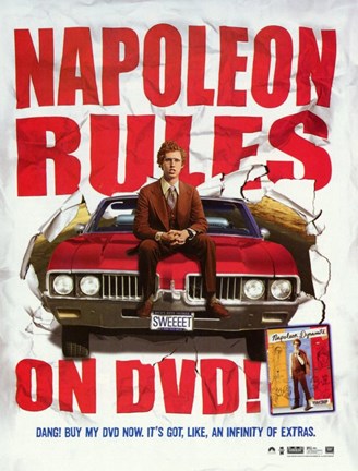 Framed Napoleon Dynamite Rules! Print