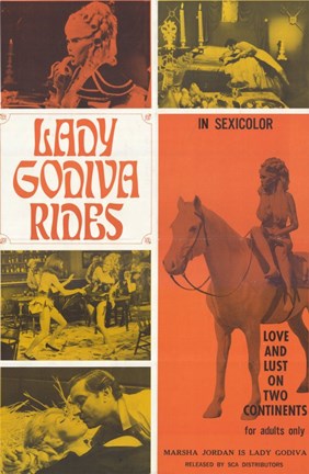 Framed Lady Godiva Rides Print