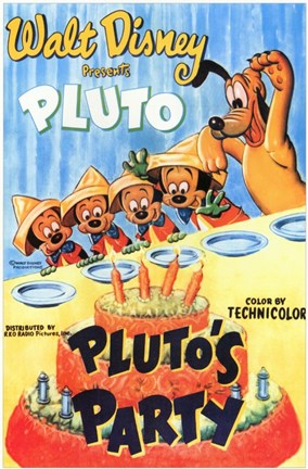 Framed Pluto's Party Print
