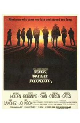 Framed Wild Bunch - movie Print