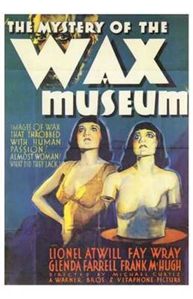 Framed Mystery of the Wax Museum Print