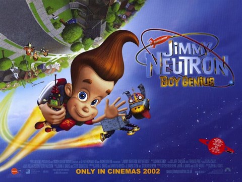 Framed Jimmy Neutron: Boy Genius Print
