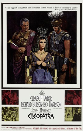 Framed Cleopatra, c.1963 - scenes Print
