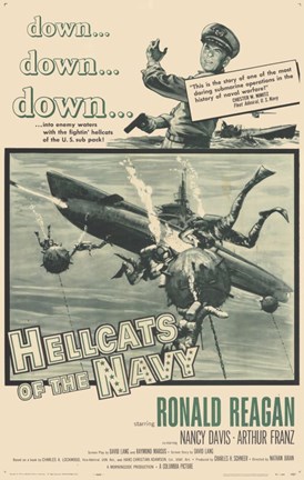 Framed Hellcats of the Navy Print