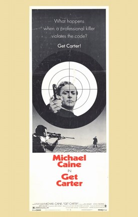 Framed Get Carter Bullseye Tall Print