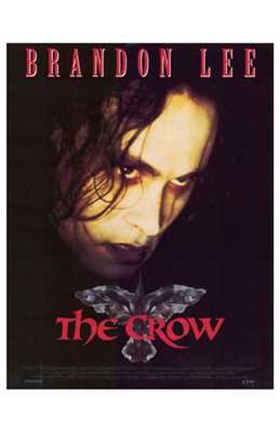 Framed Crow Brandon Lee Print