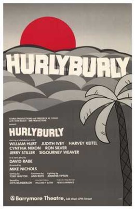 Framed Hurlyburly (Broadway Play) Print