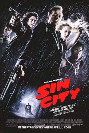 Framed Sin City Print