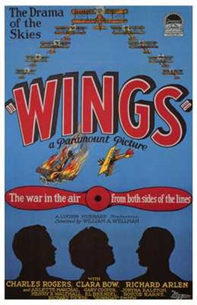 Framed Wings - The war in the air from both sides of the lines Print