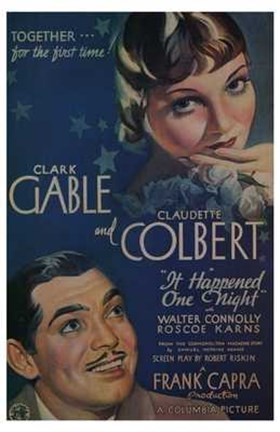 Framed It Happened One Night Connoly And Carns Print