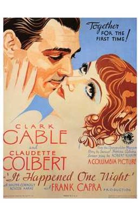 Framed it Happened One Night Print