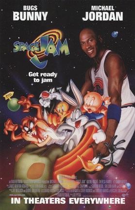 Framed Space Jam - Get Ready to Jam Print